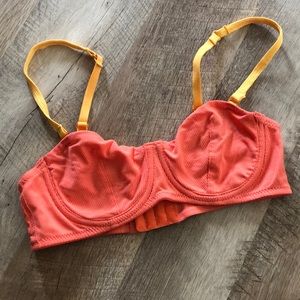 Peachy orange bralette